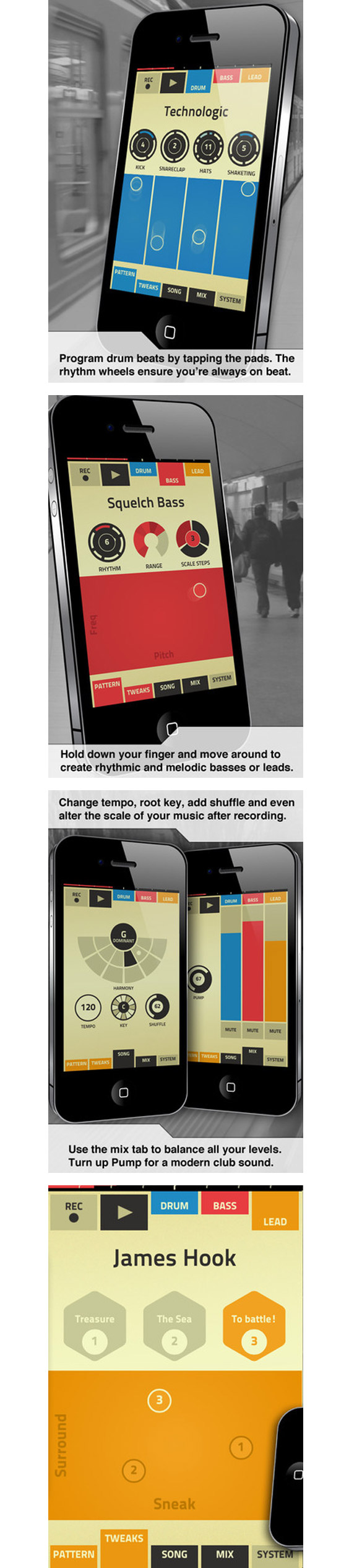 app Figure, une application pour créer de la musique en quelques minutes.