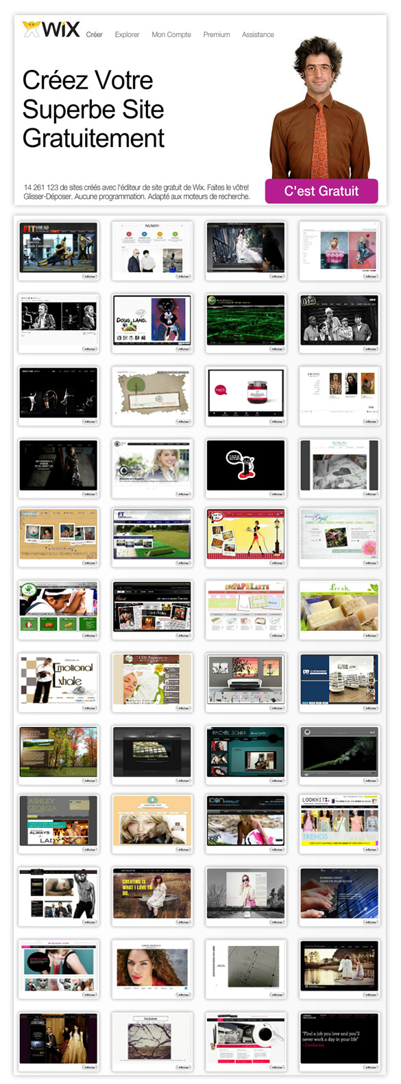 Découvrez WIX.com, éditeur en ligne de sites en html5 et en flash ; ) wix1 Découvrez WIX.com, éditeur en ligne de sites en html5 et en flash ; )