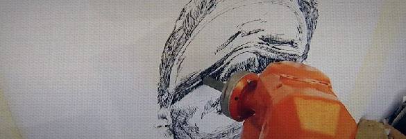 Dessiner à TROIS endroits en même temps... cest possible ! art Dessiner à TROIS endroits en même temps... cest possible !