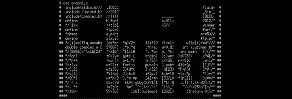 Mouvements physiques et ASCII... WTF ! fluid Mouvements physiques et ASCII... WTF !