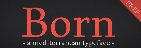 Lundi & typographie & gratuit ! born Lundi & typographie & gratuit !