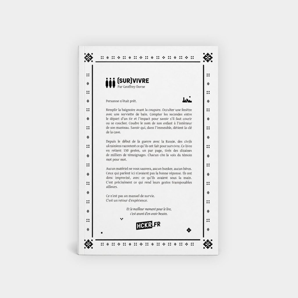 Quatrième de couverture de (SUR)VIVRE
